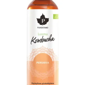 Kombucha, persika, 370 ml