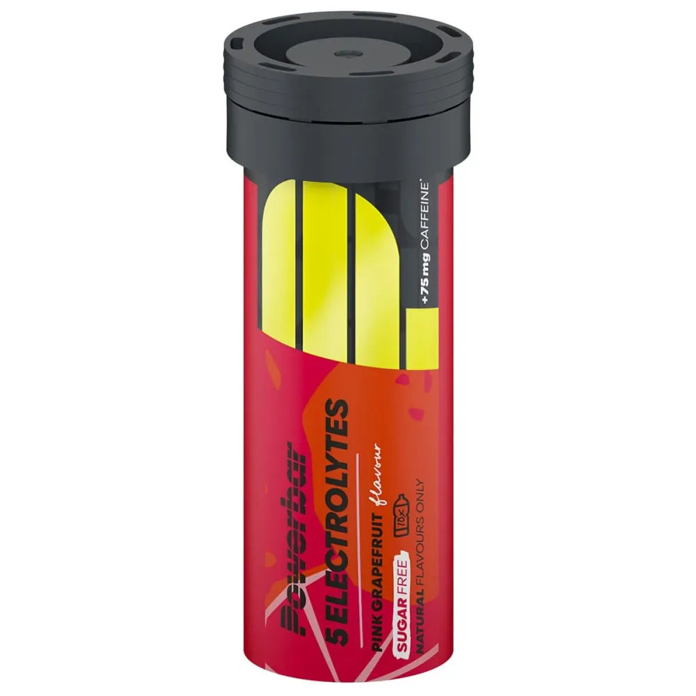 POWERBAR 5 elektrolyt vätsketabletter (x10) Rosa grapefrukt