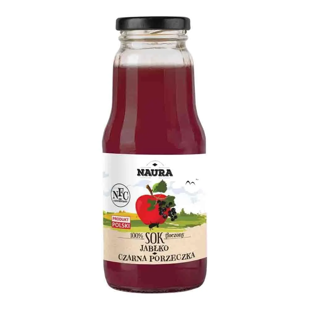 Äppel- och vinbärsjuice 300 ml - NAURA