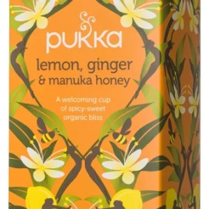 Pukka Citron, Ingefära & Manuka Honung BIO 20 dospåsar