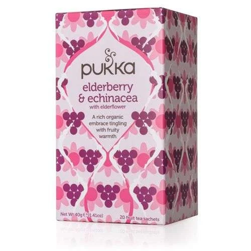 Pukka Fläderbär & Echinacea BIO 20 påsar