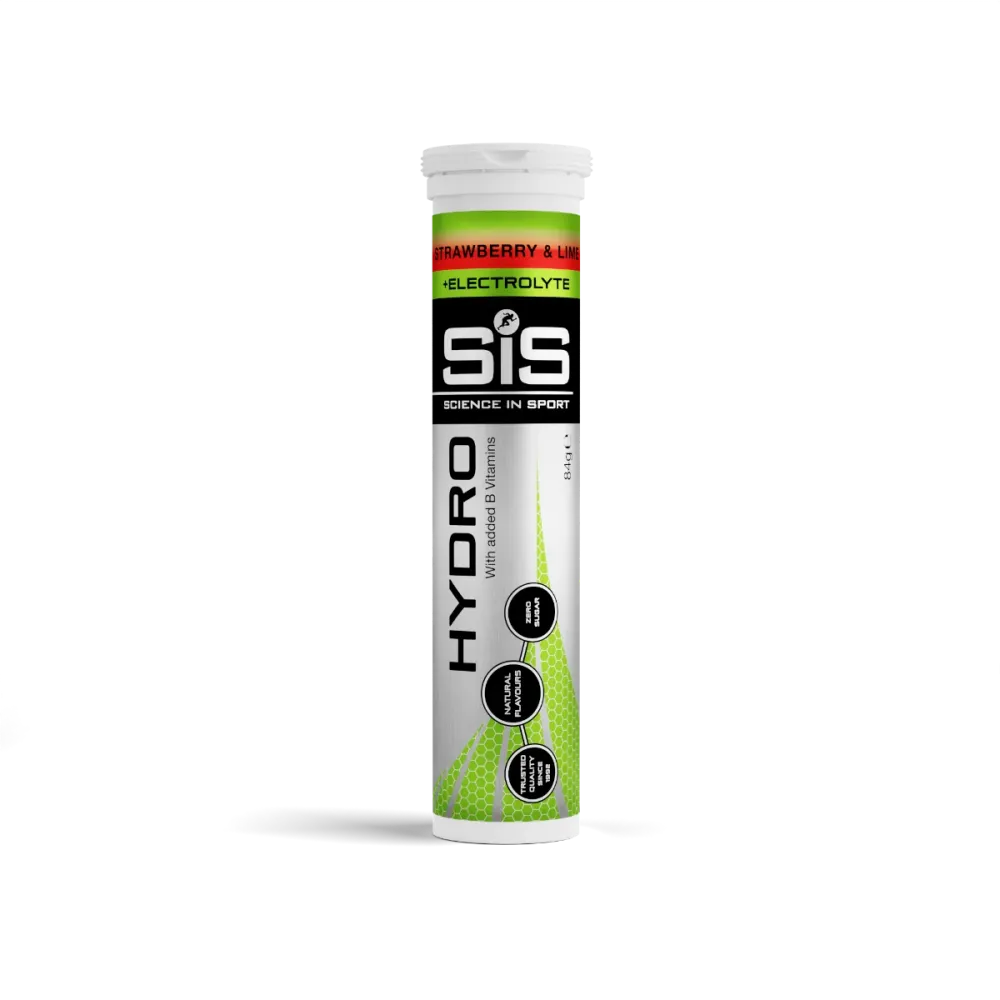 SIS GO HYDRO Elektrolyt vätsketabletter (x20) Jordgubb Citron