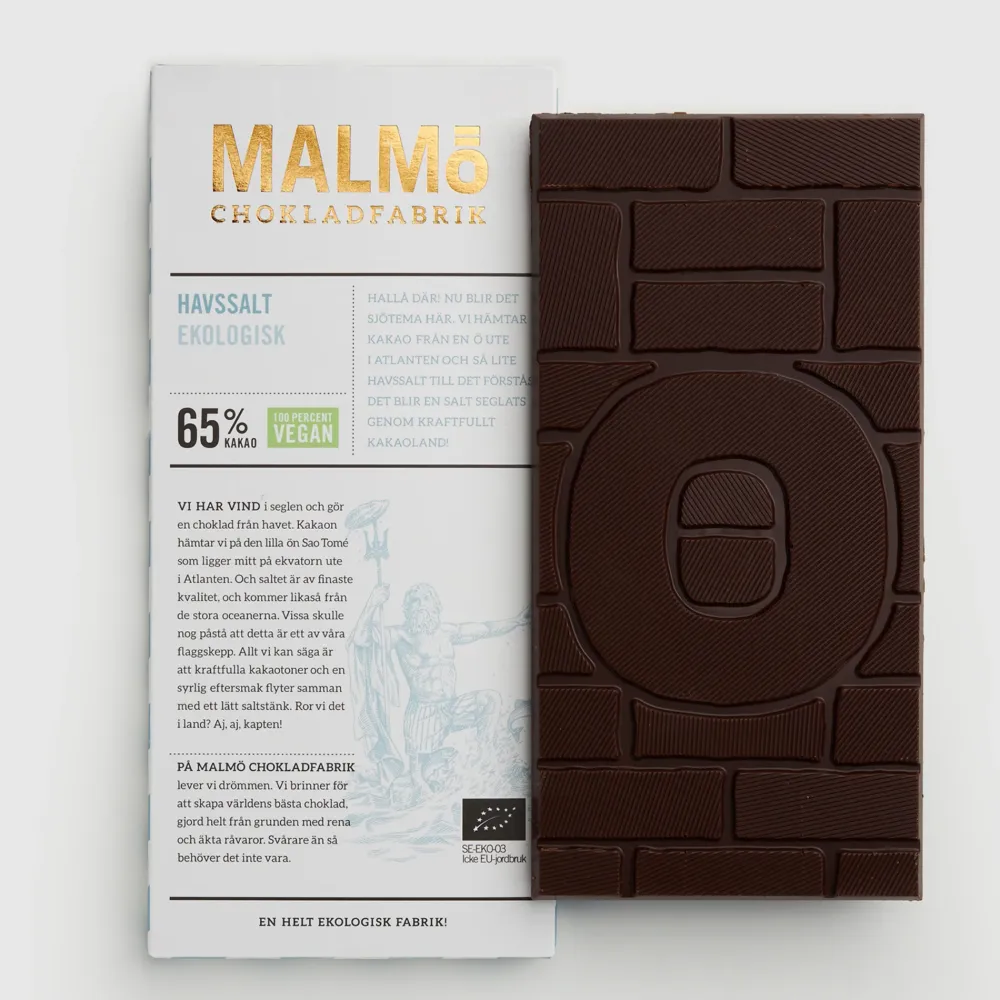 Havssalt 65% - chokladkaka