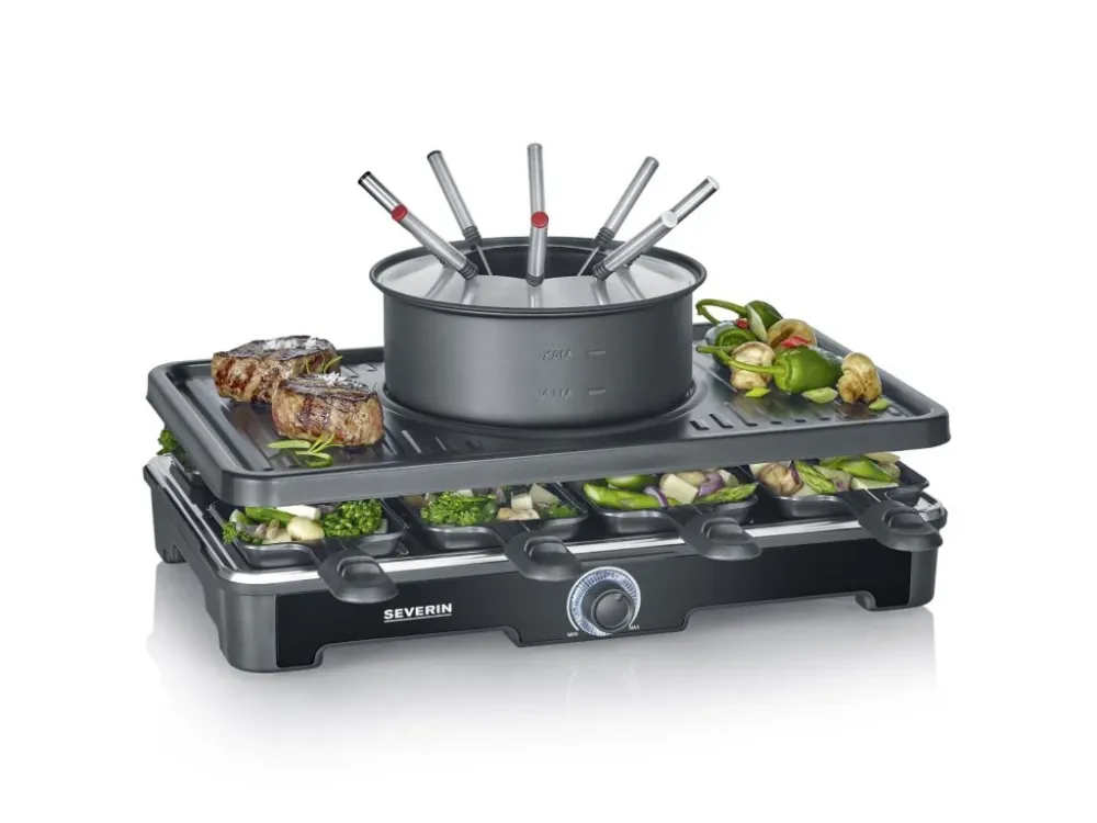 Severin Raclettgrill RG 2347 1400 W, träkol