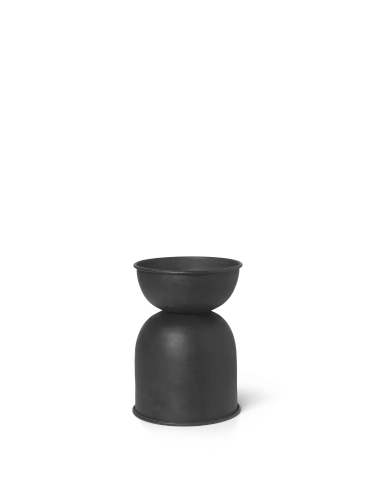 Hourglass Pot - Surplus Small - Black Recipe Book