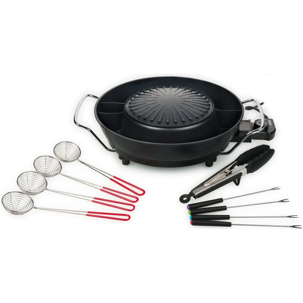 Tristar Koreansk grill PZ-9131 Elektrisk Warm Pot Ø 24 cm 1800W 3l