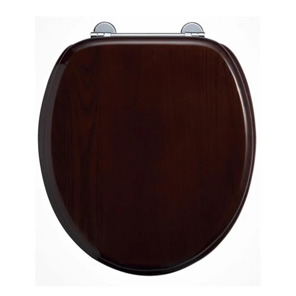 Burlington lågspolande WC med wall-fixed cistern vit/krom s-lås Vit