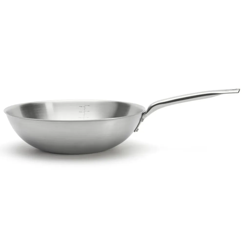 de Buyer Wok ALCHIMY 28 cm, sterling, rostfritt stål