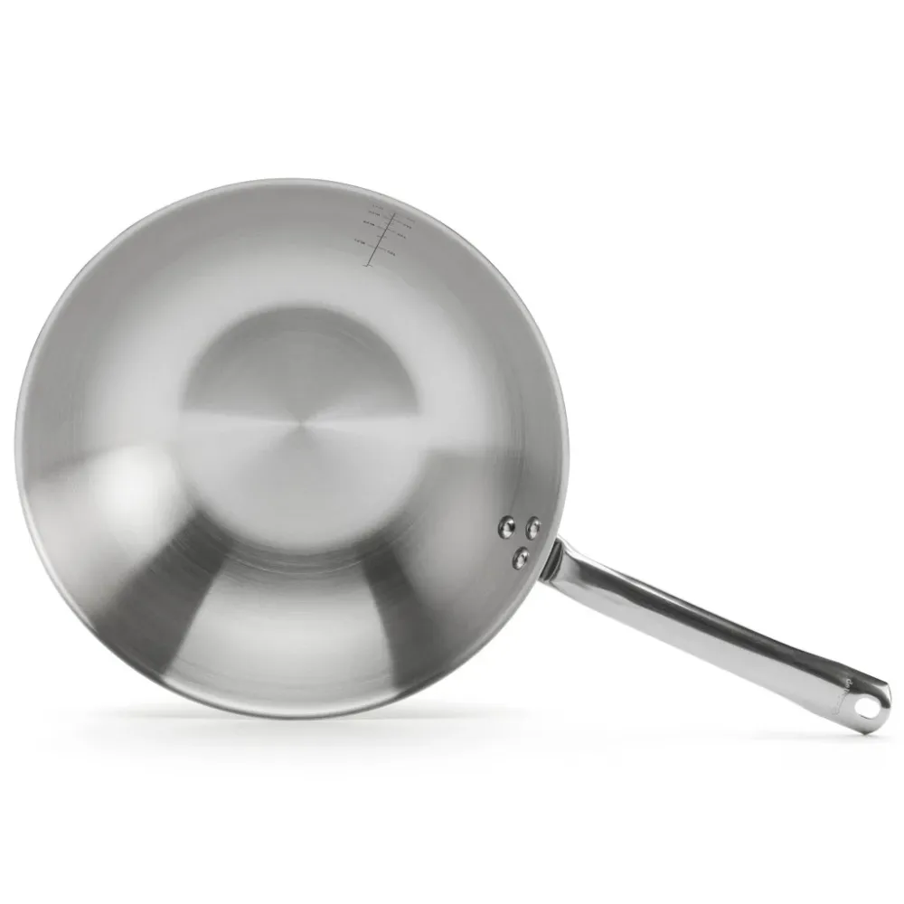 de Buyer Wok ALCHIMY 28 cm, sterling, rostfritt stål