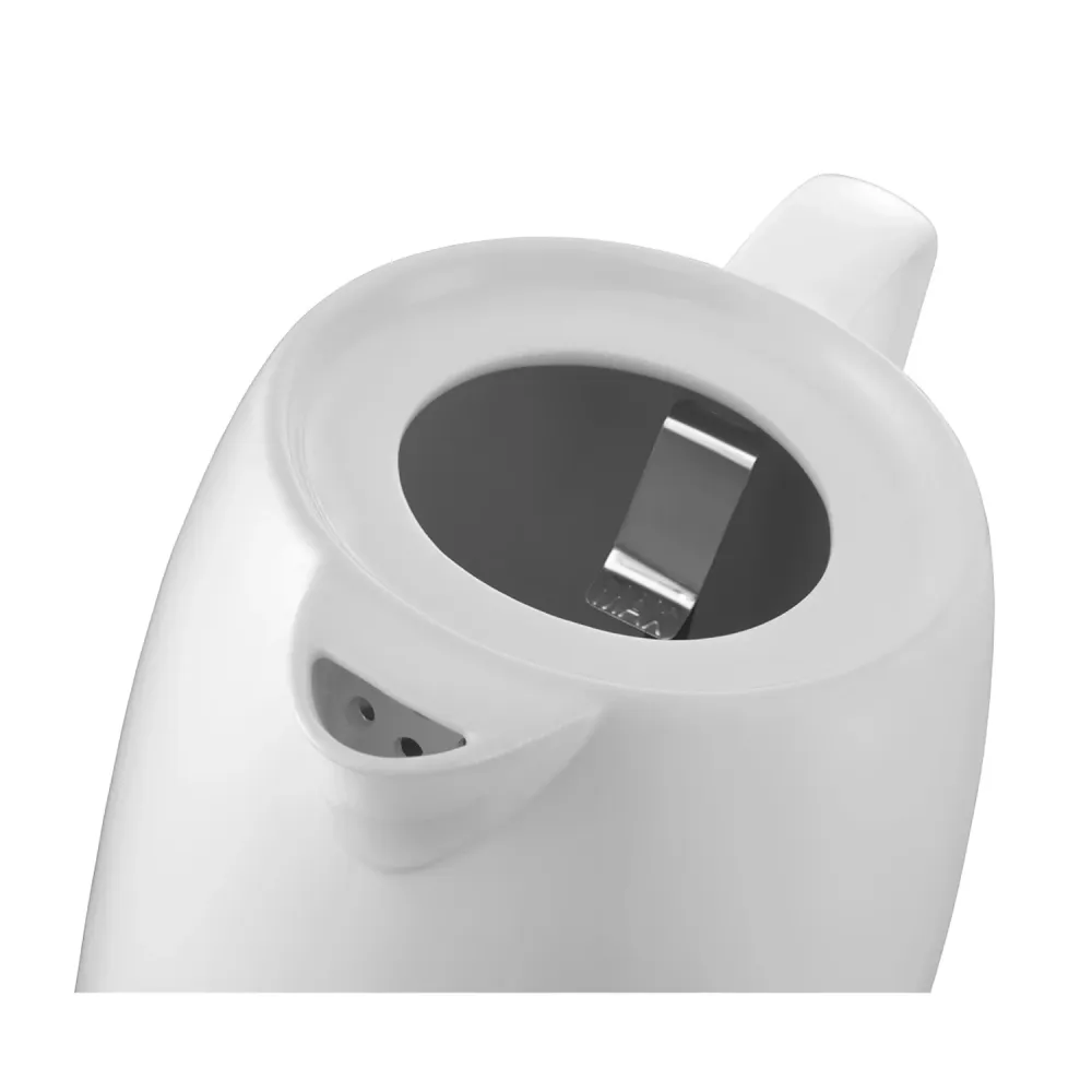 Concept elektrisk vattenkokare, kapacitet 1 liter, 1200 W, pärla, Strix-kontakt, kalkfilter, vridbar bas, RK0085
