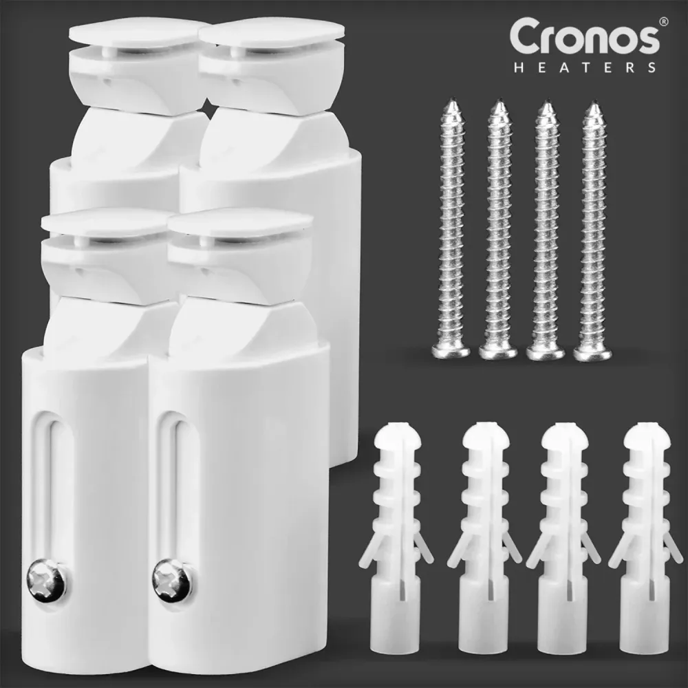 Cronos elektrisk badrumskamin, effekt 500 W, värmer rum upp till 6 m2, LCD-display, AUTO-funktion, TIMER och funktion för...