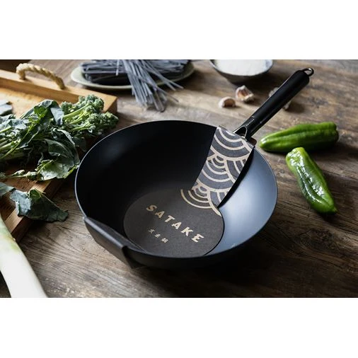 Satake Wok Verktygsstål med trä 2,5mm