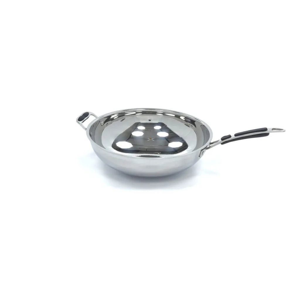 Wokpanna - Ø36cm - Rostfritt stål - Induktion