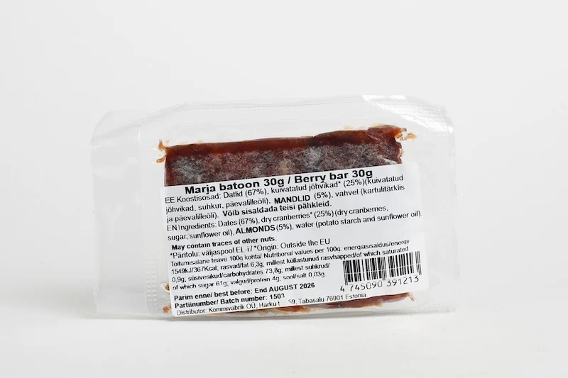 Energibar med bär - Energibar från Food Force