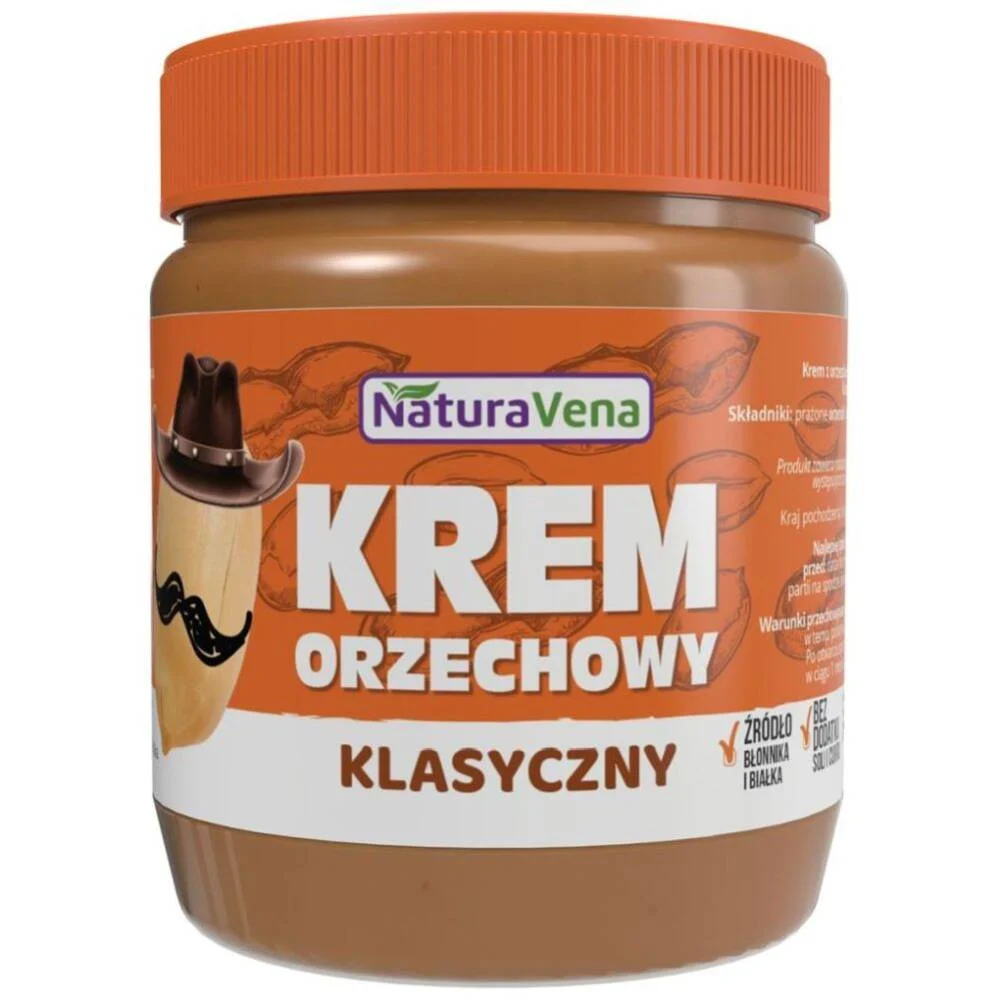 Klassisk nötkräm 100 % utan salt och socker 340 g - NaturAvena