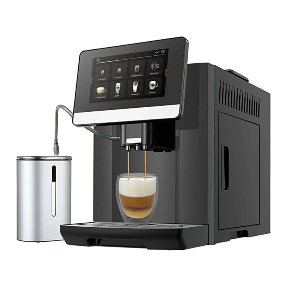 Air Essence Coffee Aroma LCD PRO automatisk espressomaskin med pekskärm, 19 bar