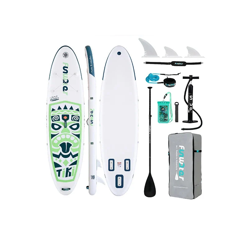 FunWater SUPFW05A Uppblåsbar Paddelbräda – Komplett SUP-kit för Vuxna