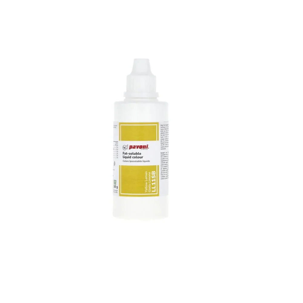 Färgämne Liposolubelt Flytande - Citron Gul 180g