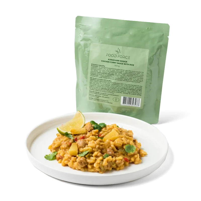 Food Force - Kyckling i Curry med Ris - Turmat