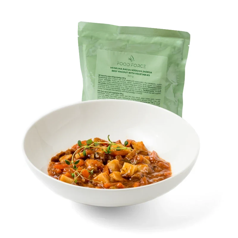 Food Force - Oxragout med grönsaker - Turmat