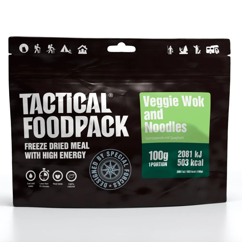 Veggie Wok och Nudlar - Frystorkad mat