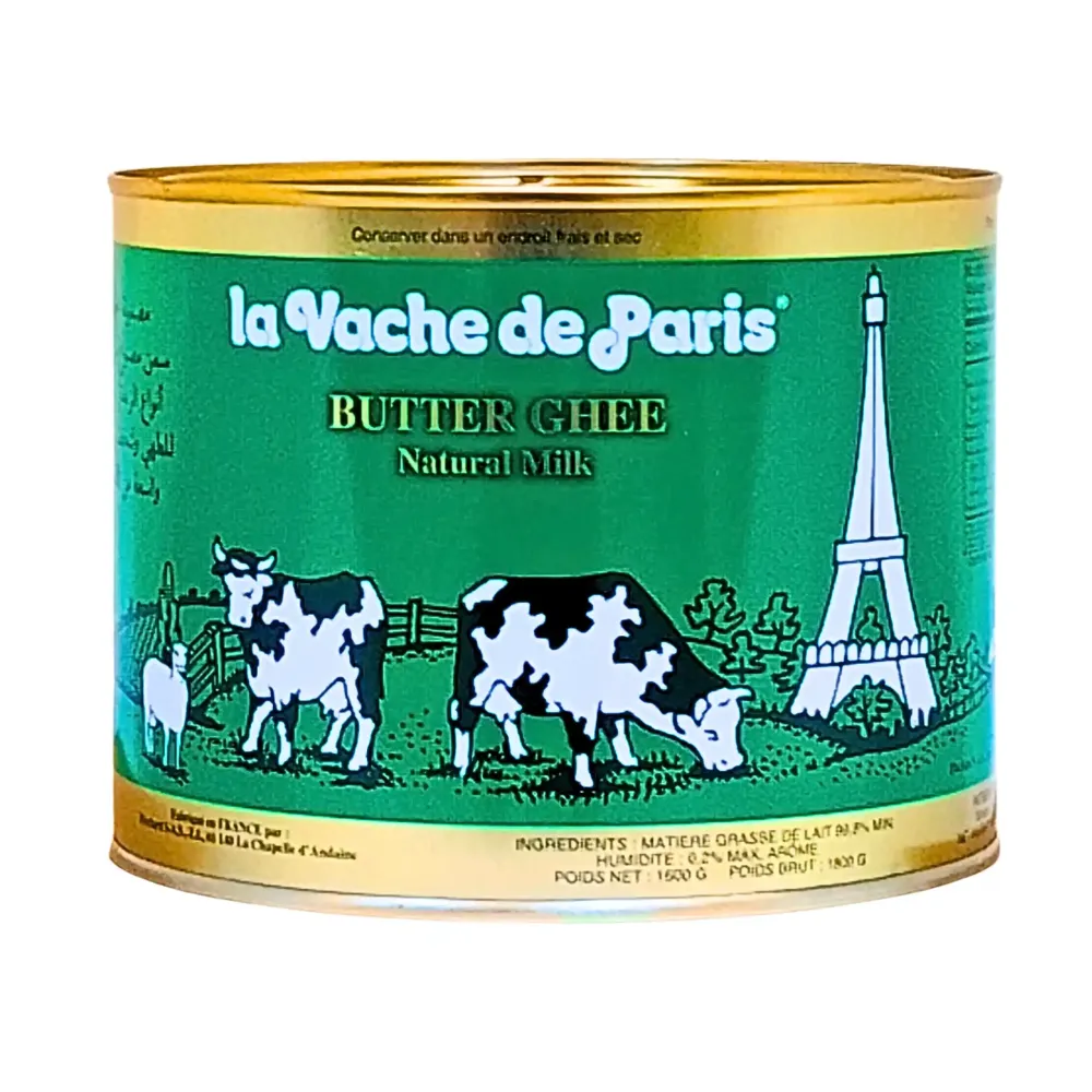 Mat fett La Vache De Paris Smör 1600g – Högkvalitativt Fransk Smör för Äkta Njutning!