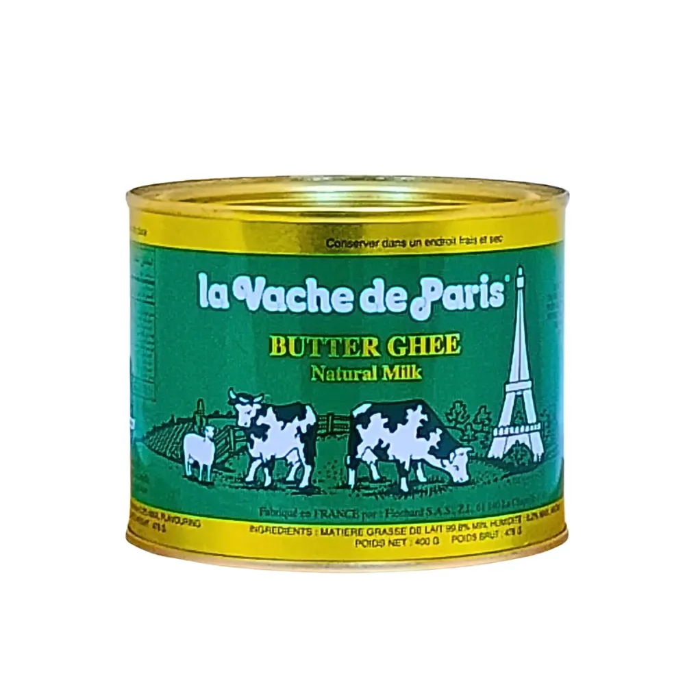 Mat fett La Vache De Paris Smör 400g – Högkvalitativt Fransk Smör för Äkta Njutning!