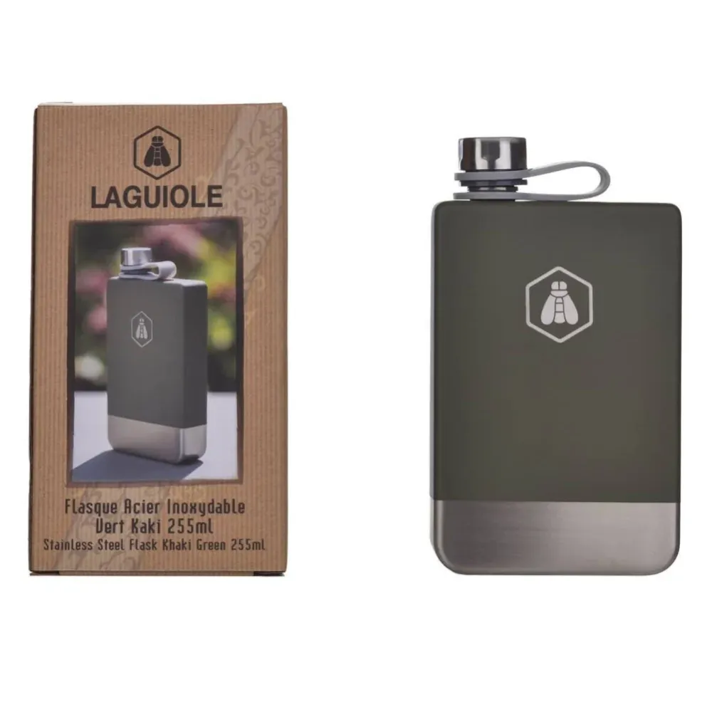 Laguiole Pocket Lark i rostfritt stål 255ml