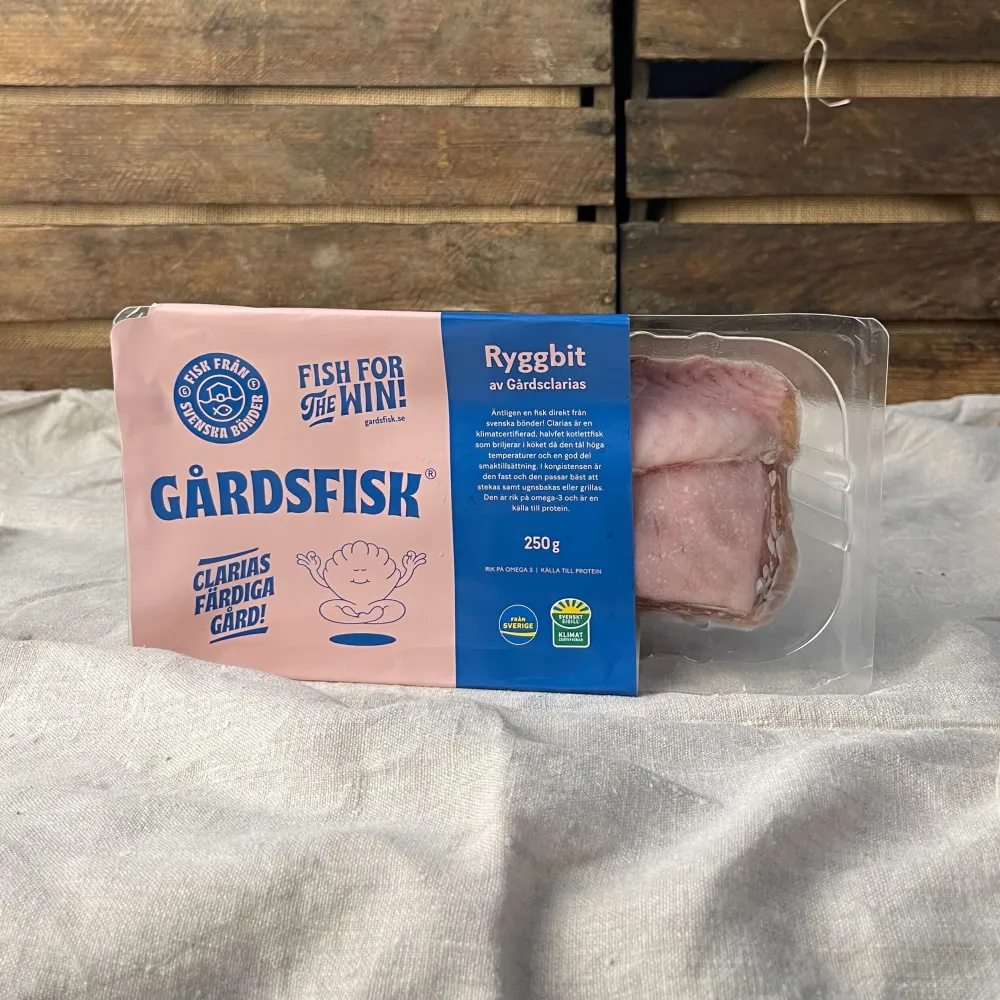 Klimatcertifierad ryggbit av Clarias 250g