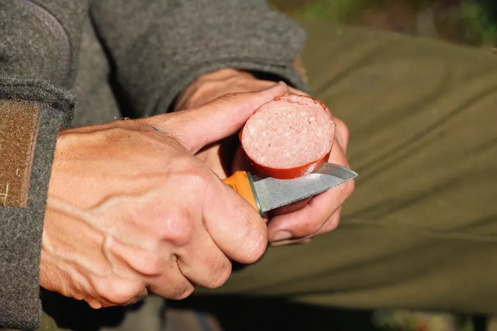 Eldris med bältesögla (S) Olive Green/Bu – Morakniv