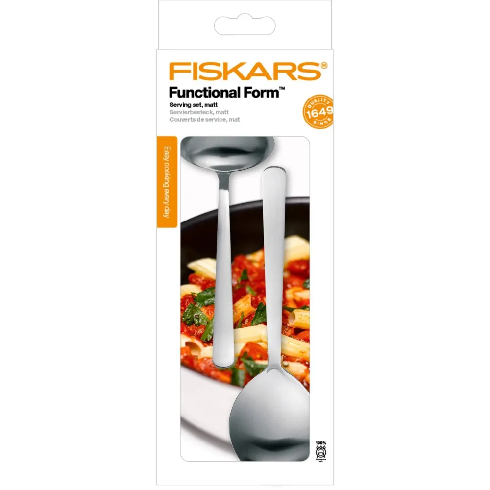 Fiskars FF serveringsset i gåvoask matte 2-delar