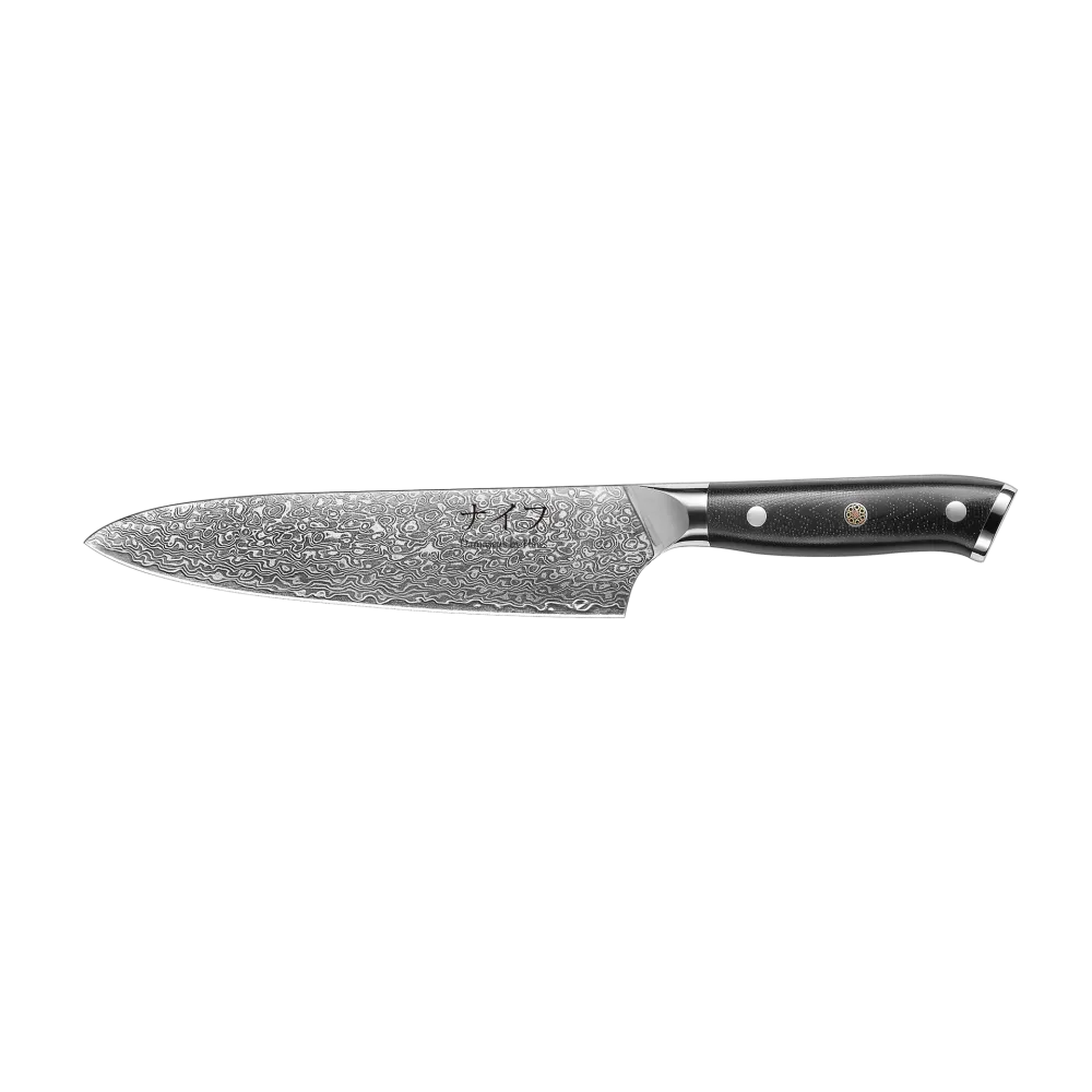 Knivar FunNordic Kockkniv 32 cm G10 Damascus Haws