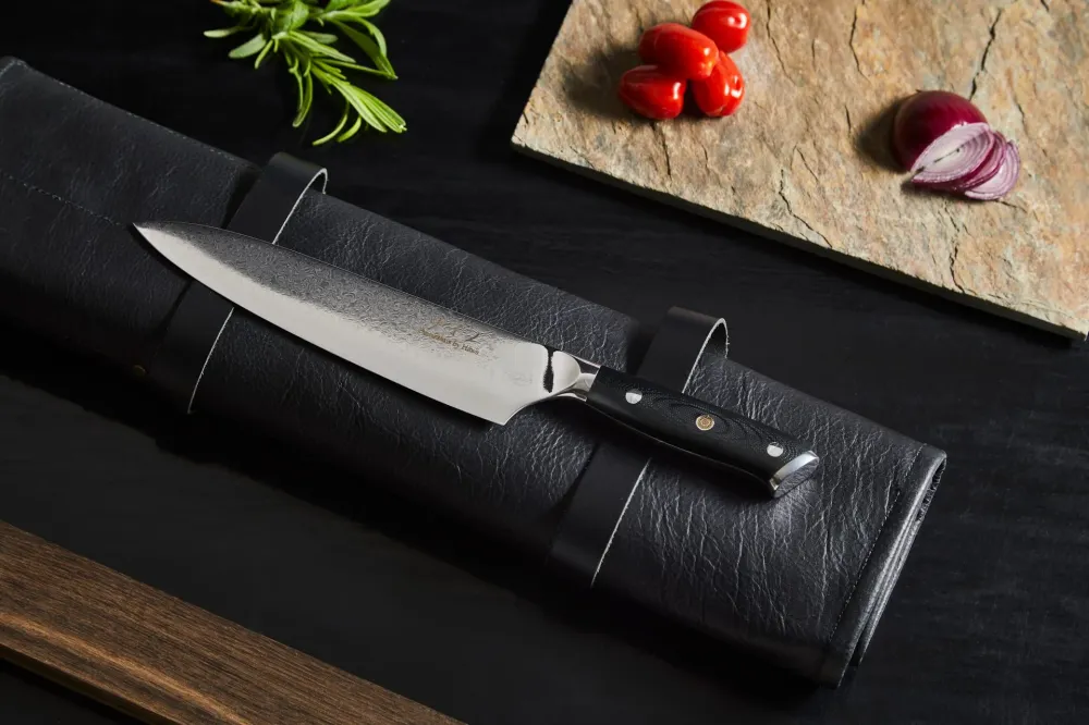 Knivar FunNordic Kockkniv 32 cm G10 Damascus Haws