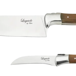 Knivar FunNordic Laguiole Hâws Knivset 2 delar (Kockkniv + Skalkniv) Olivträ