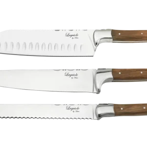 Knivar FunNordic Laguiole Hâws Kockknivar 3 delar Olivträ