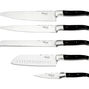 Knivar FunNordic Laguiole Hâws Kockset 5 delar Träkol Trä