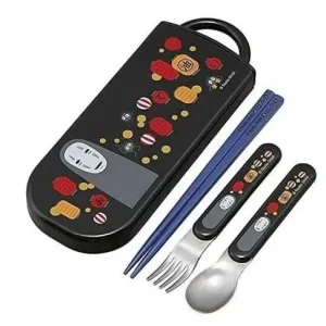 SPIRITED AWAY - No Face - Ätset med Chopsticks, Sked och Gaffel