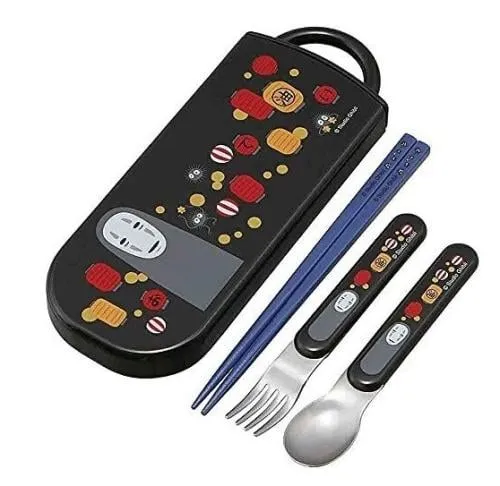 SPIRITED AWAY - No Face - Ätset med Chopsticks, Sked och Gaffel