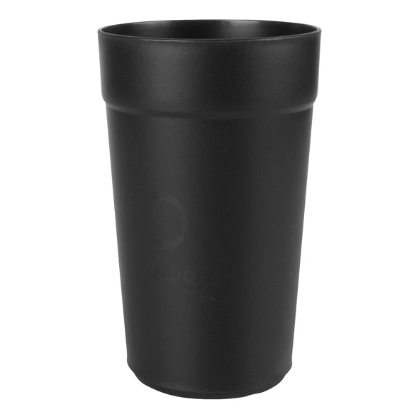 Bägare flergångs 400 ml Svart 16st