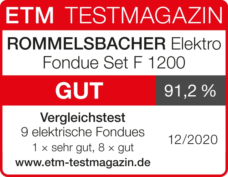 Rommelsbacher F 1200 Elektrisk fondue