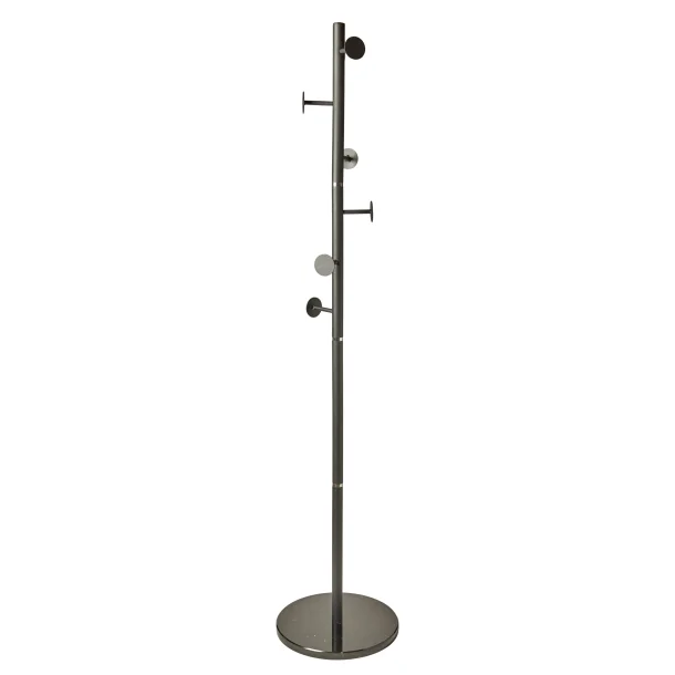 Ljudlös kypare i mattsvart metall 176 cm
