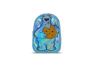 Sesame Street - Cookie Monster - Shiny Kompakt Ryggsäck