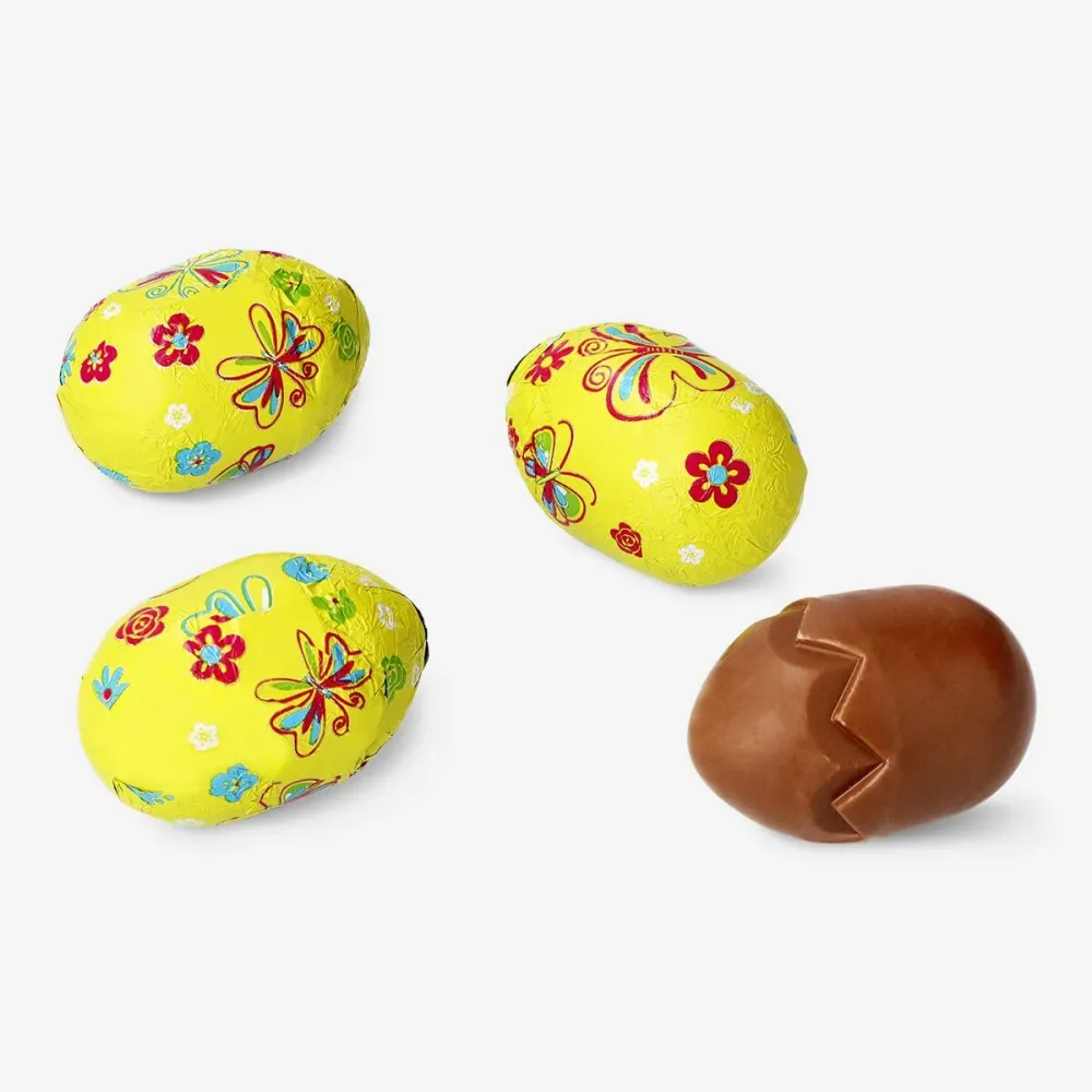 Chokladägg med fyllning i äggbricka – 4 st