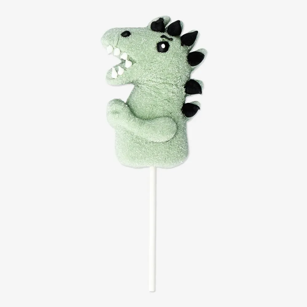 Drakmarshmallow på pinne - Vaniljsmak