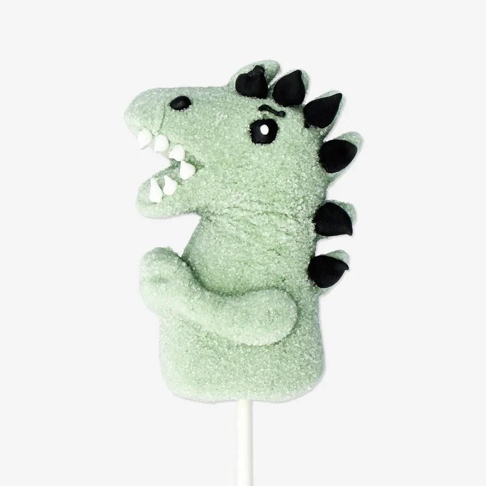 Drakmarshmallow på pinne - Vaniljsmak