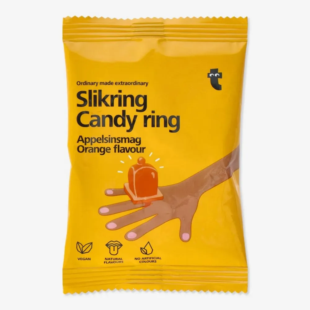 Godis ring. Apelsinsmak