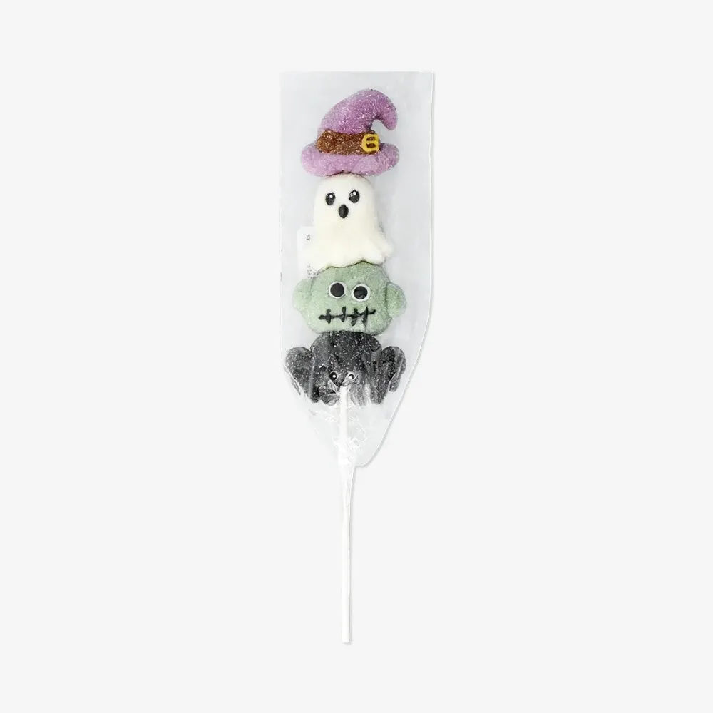 Halloween-marshmallow på pinne - med smak av Jordgubbar