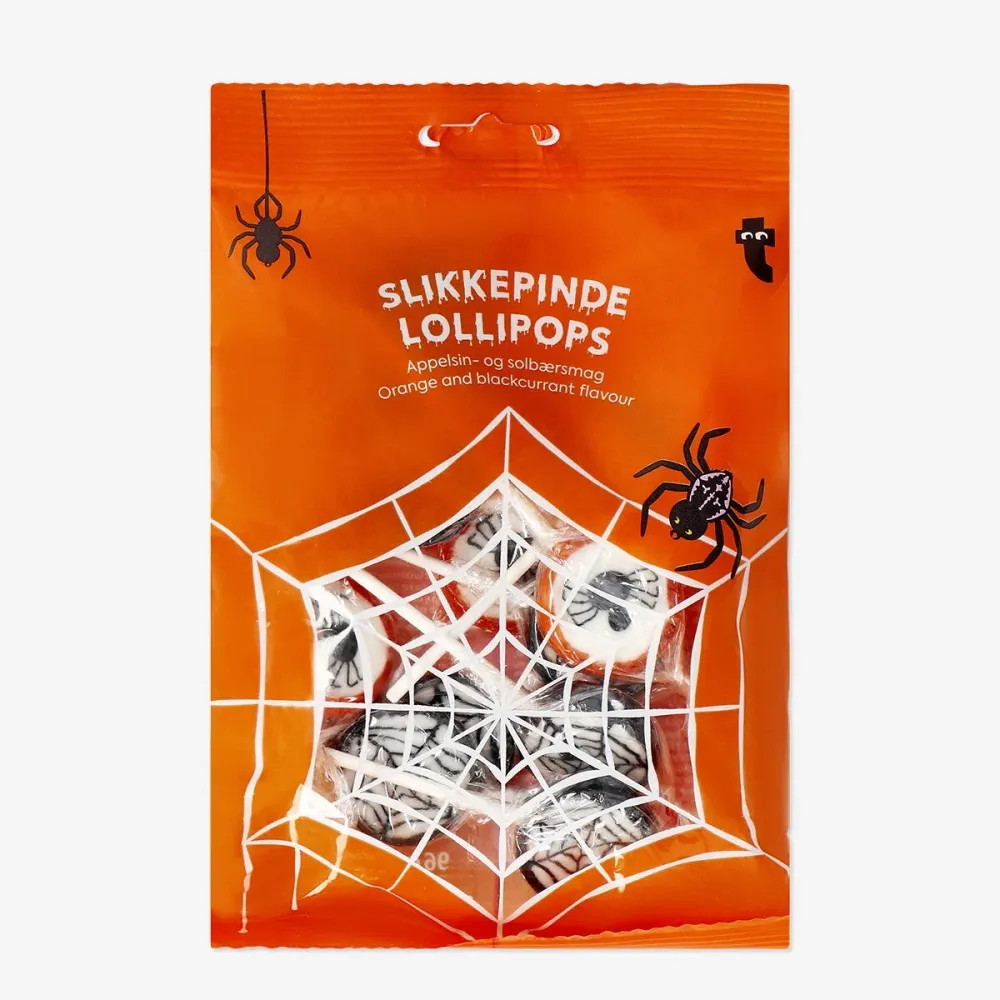 Halloween-slickepinnar - 12 st