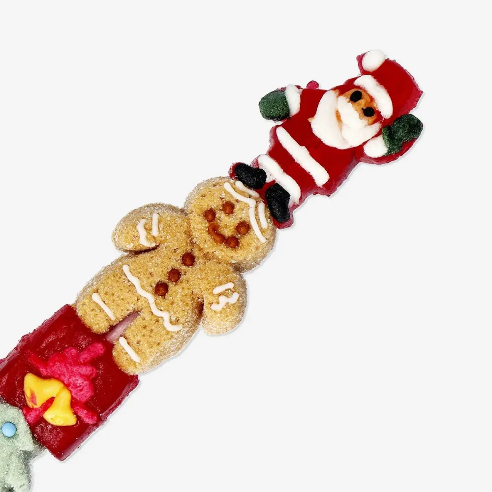 Jul marshmallows och gummies på pinne