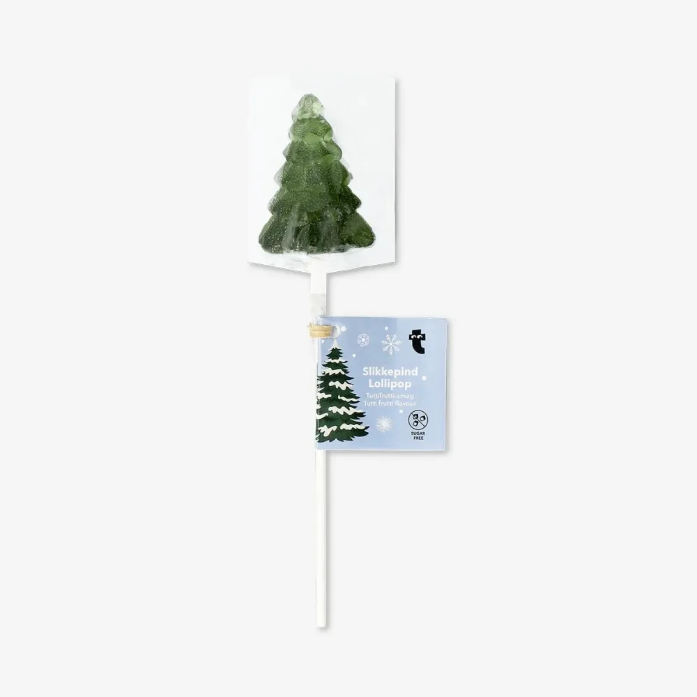 3D julgran klubba på en pinne